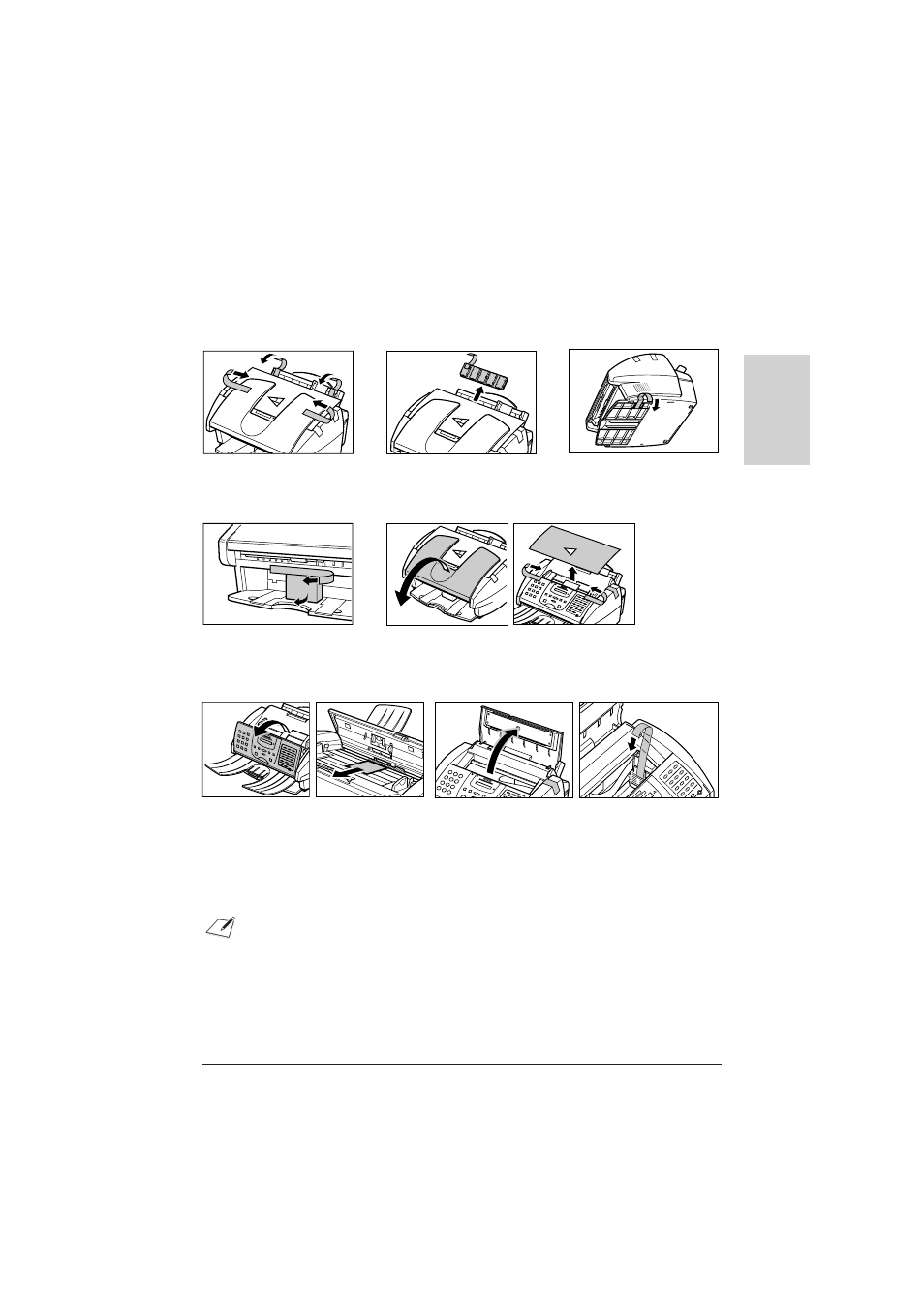 Removing shipping materials | Canon C75 User Manual | Page 17 / 214