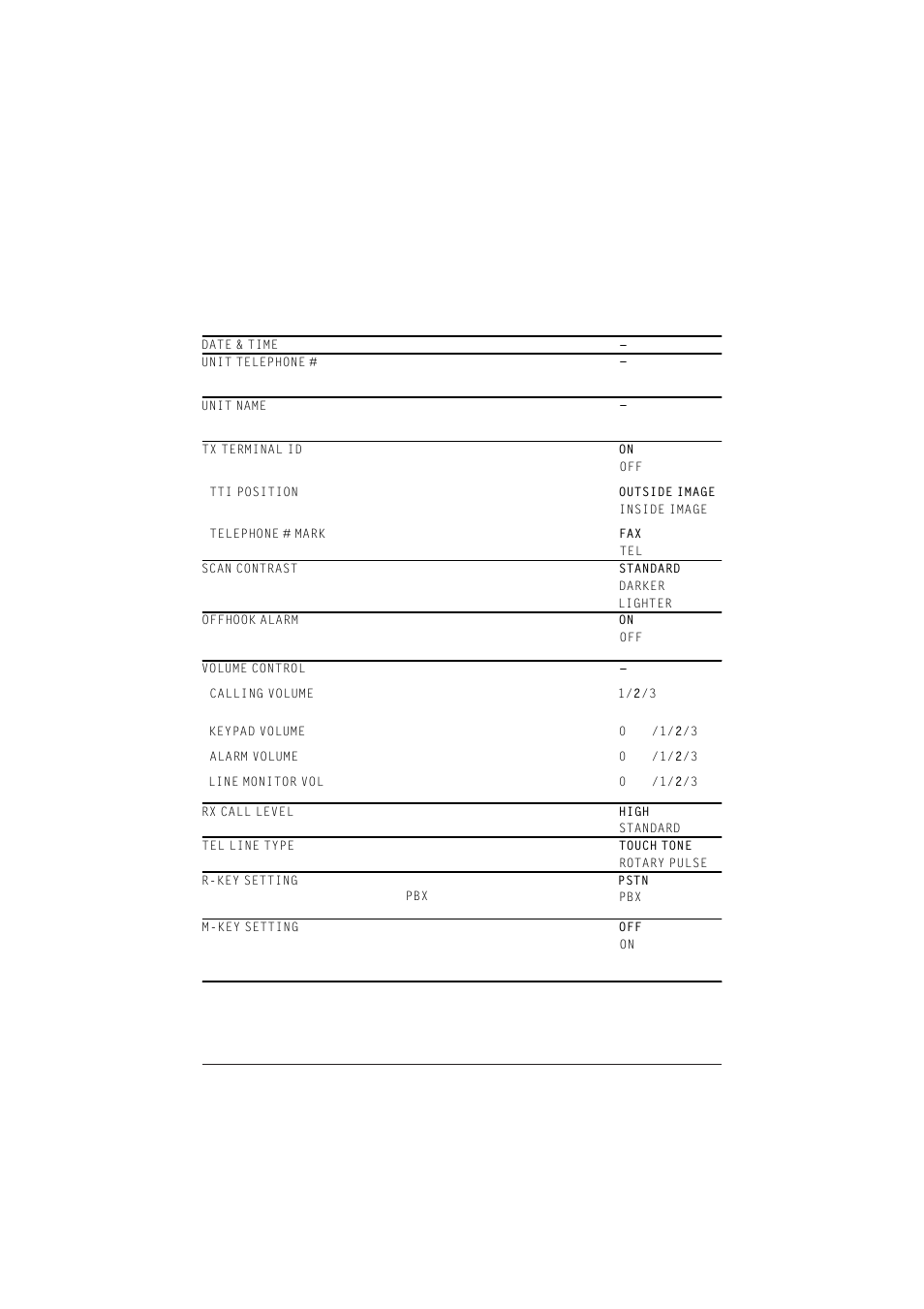 User settings menu | Canon C75 User Manual | Page 188 / 214