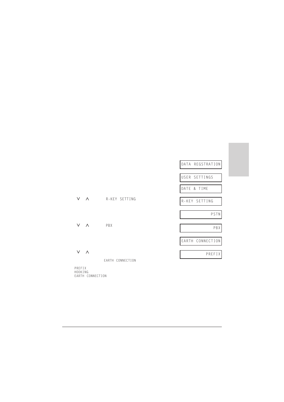 Dialling through a switchboard, Registering the r button | Canon C75 User Manual | Page 45 / 214