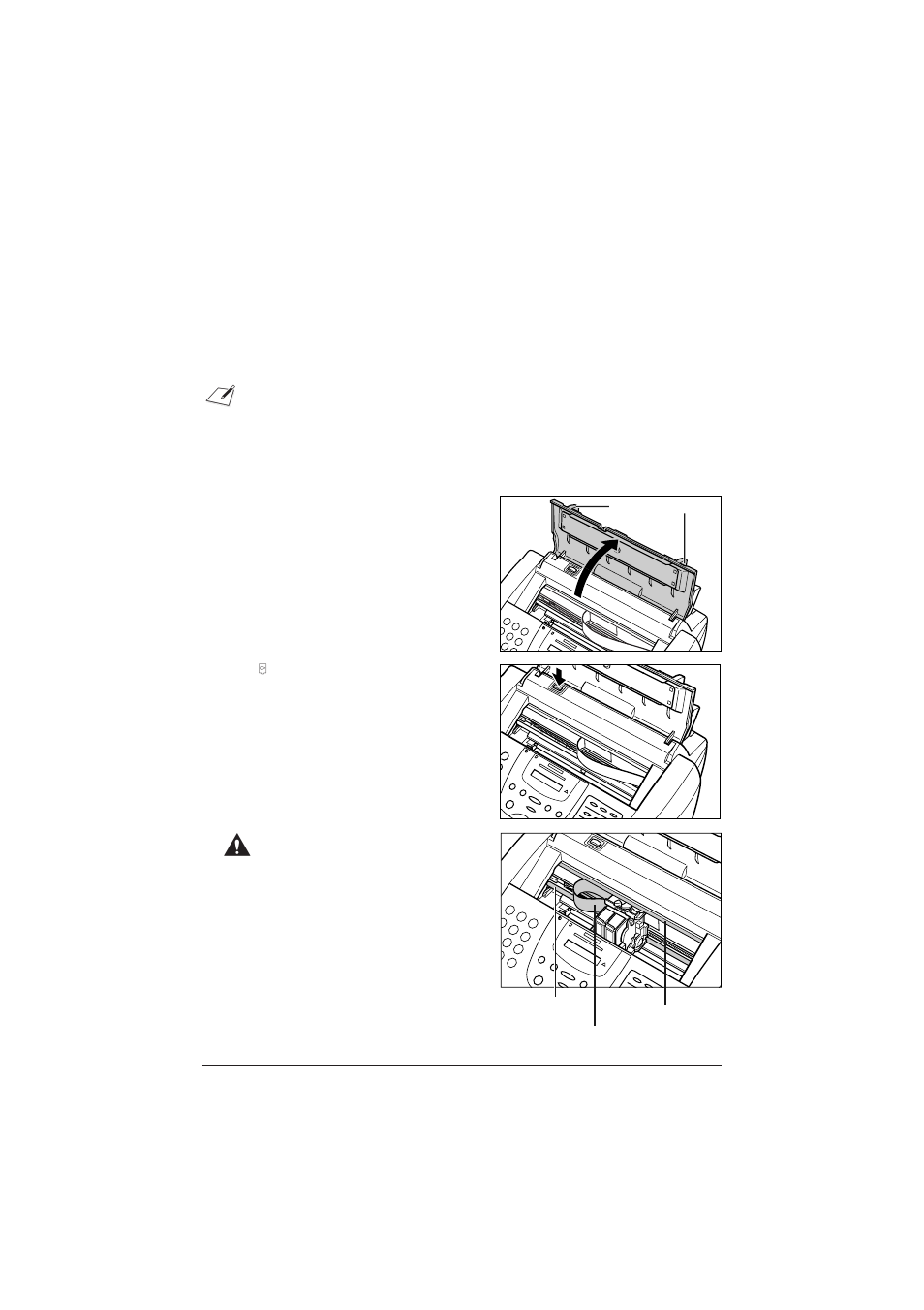 Setting the paper thickness lever | Canon C75 User Manual | Page 58 / 214