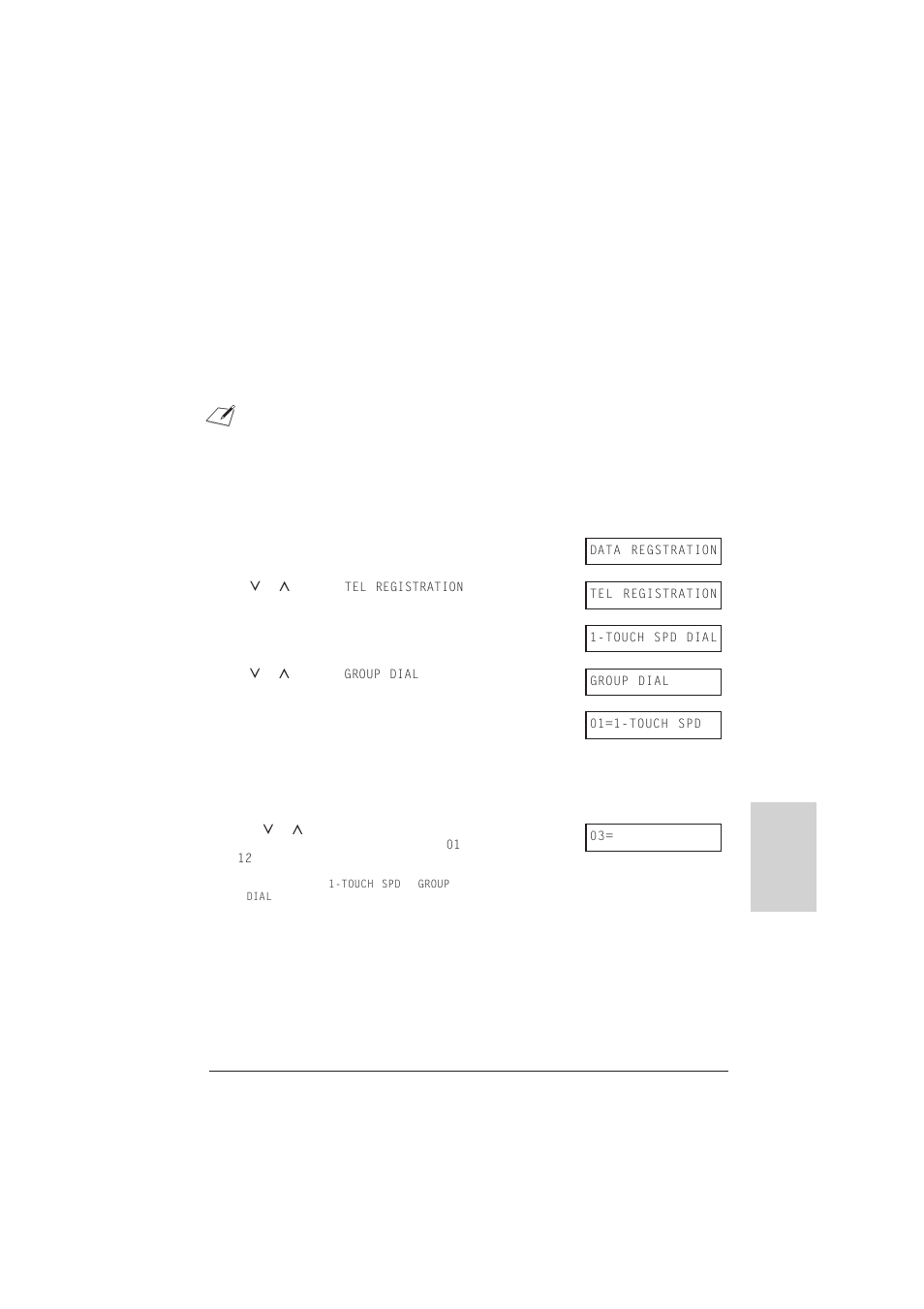 Group dialling, Creating groups | Canon C75 User Manual | Page 77 / 214