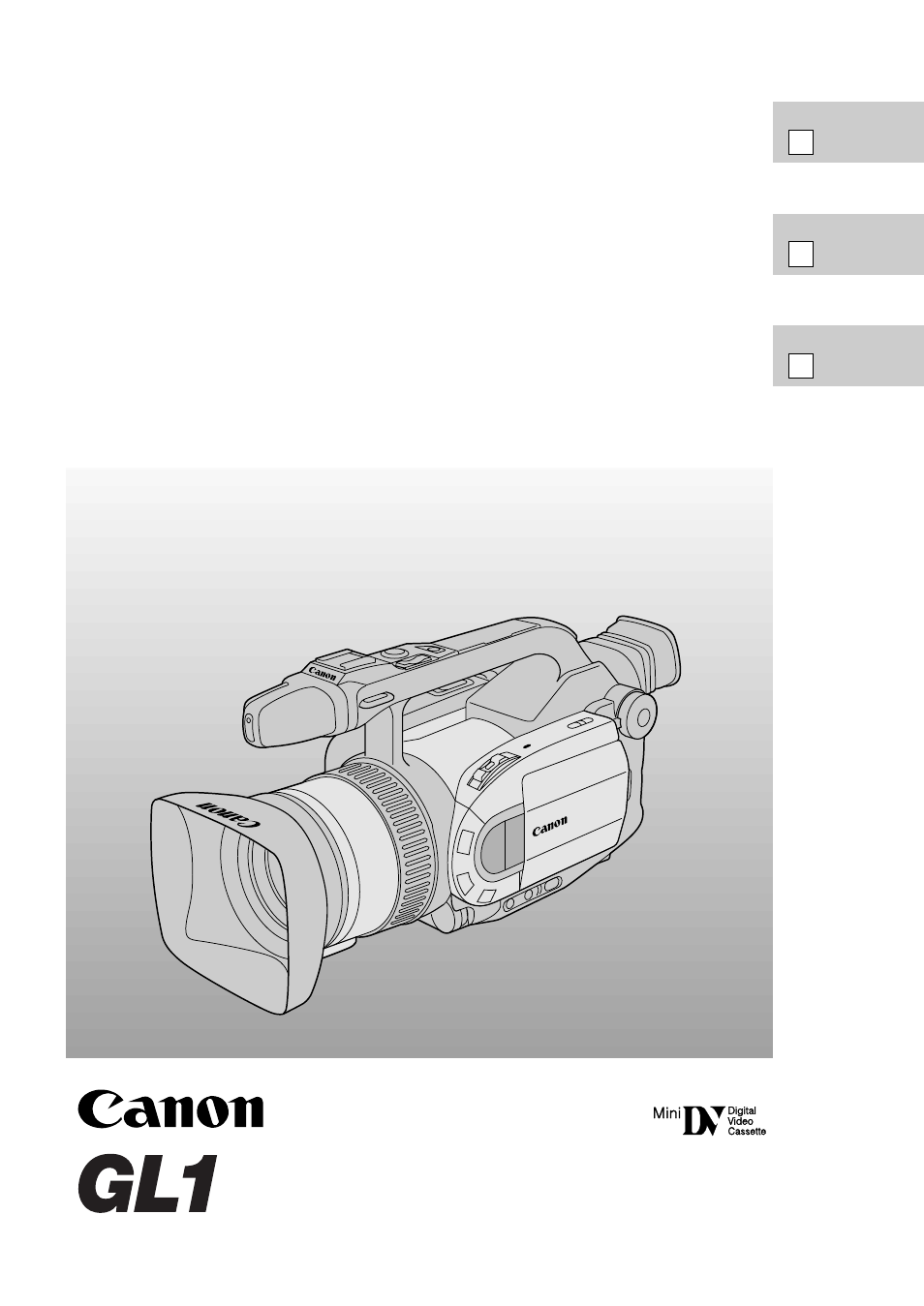 Canon DM-GL1 User Manual | 104 pages