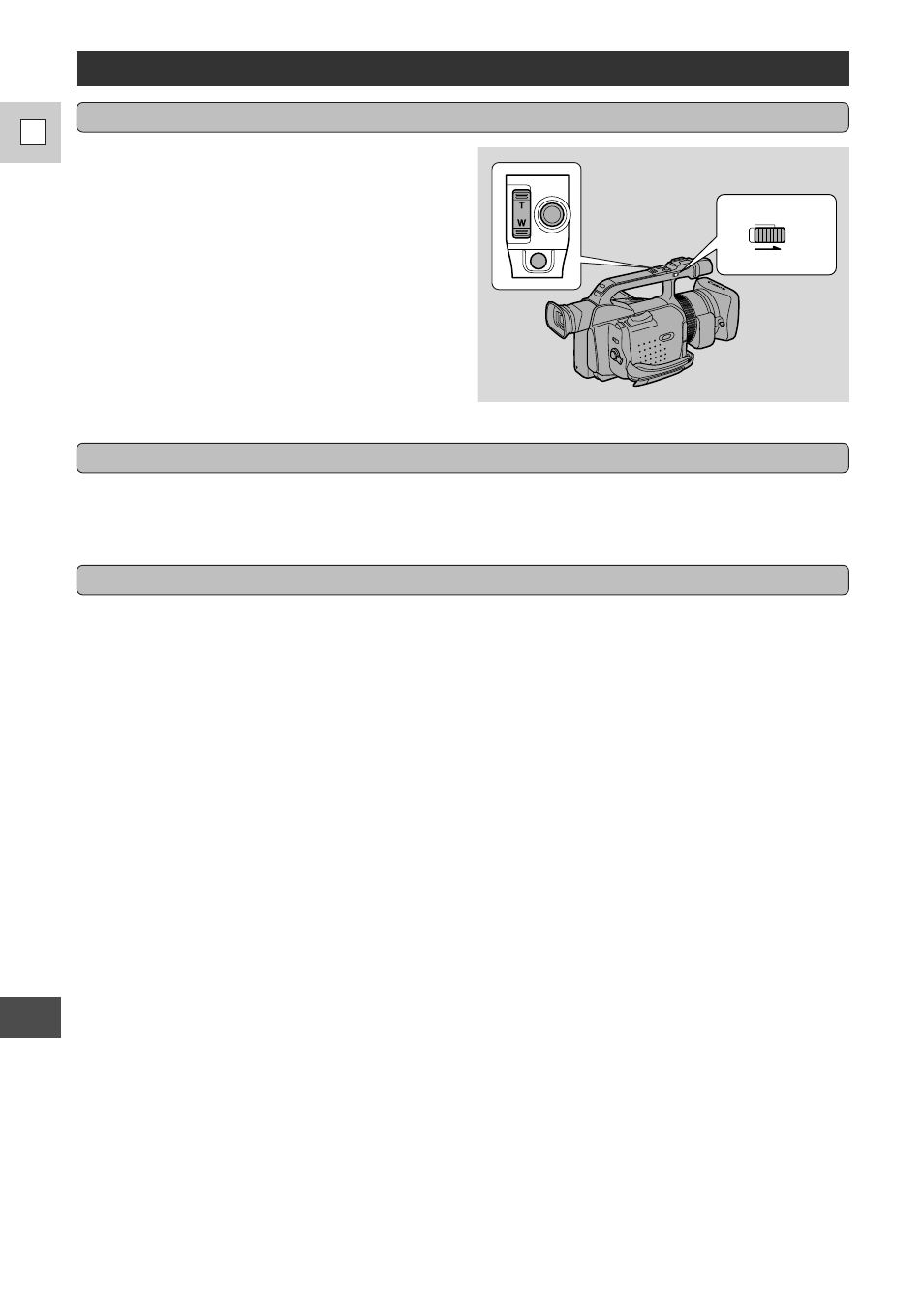 Camera holding styles, 88 e | Canon DM-GL1 User Manual | Page 88 / 104