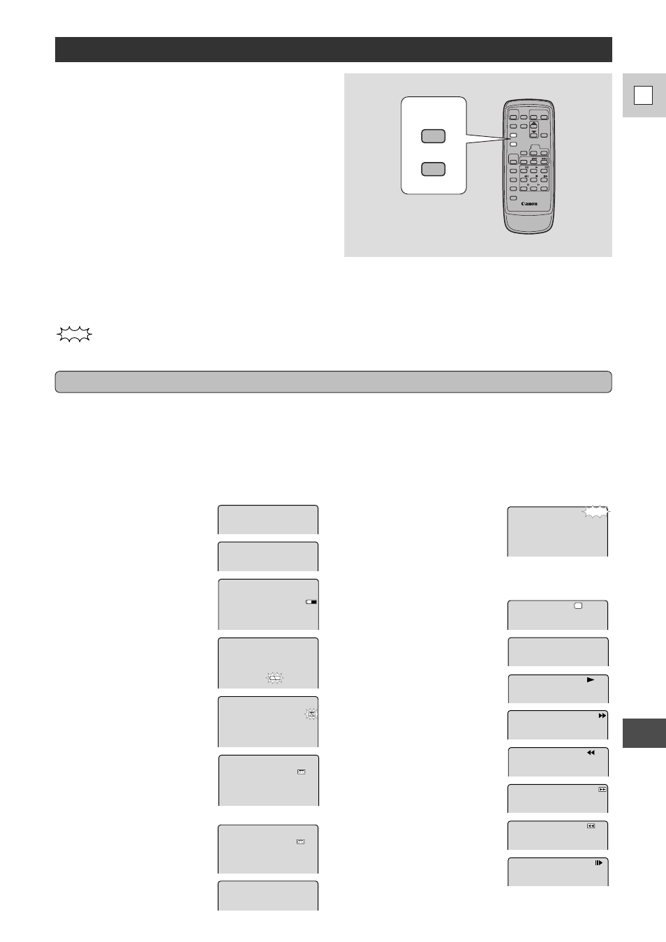 Screen displays, 95 e, Turning off the lcd screen displays | Canon DM-GL1 User Manual | Page 95 / 104