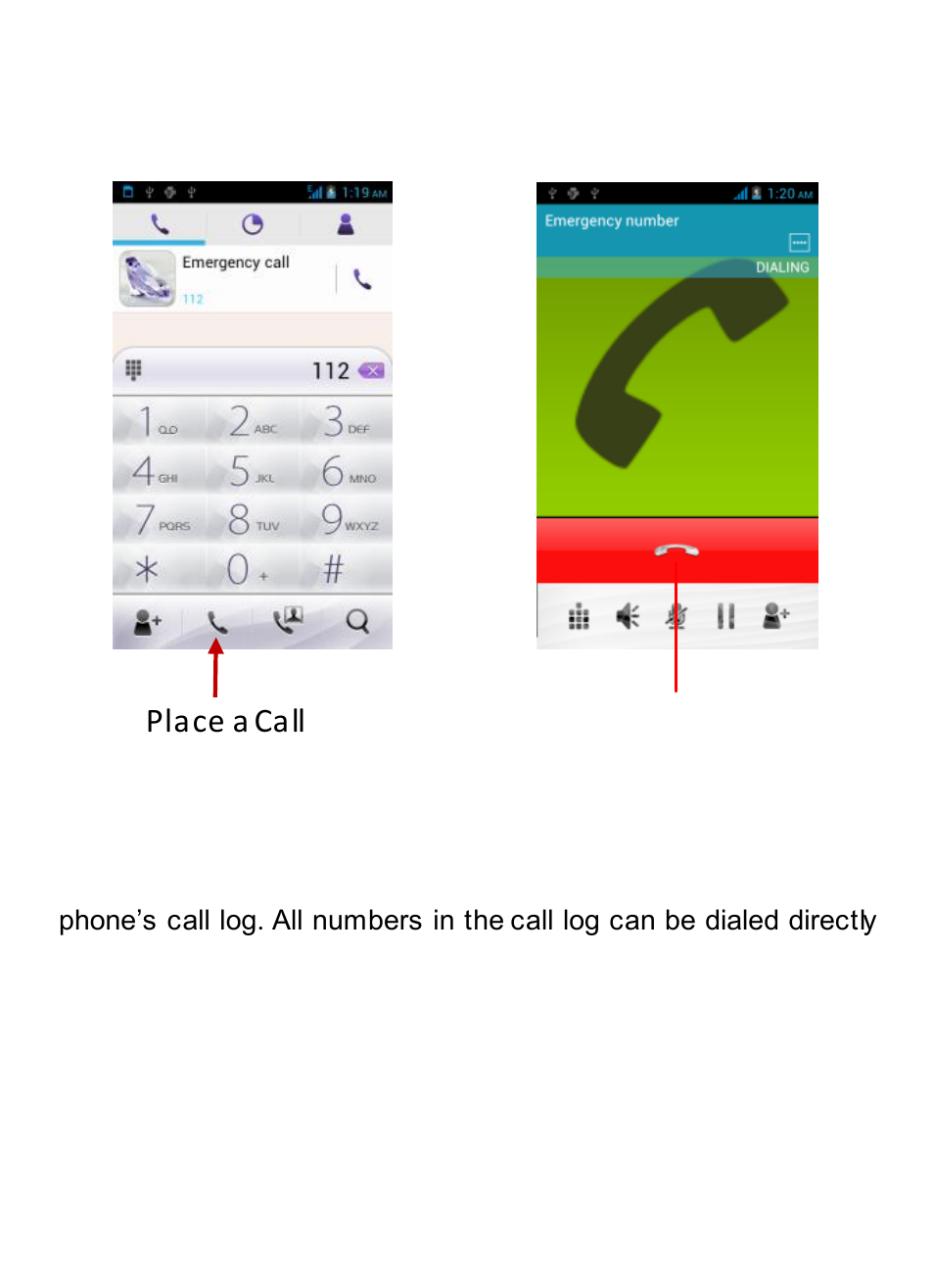 Call log | BLU Amour User Manual | Page 12 / 19