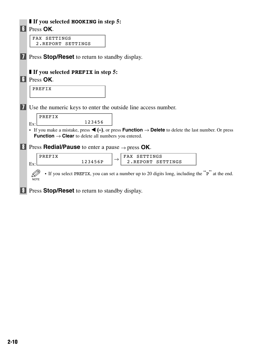 Canon FAX-L400 User Manual | Page 21 / 110