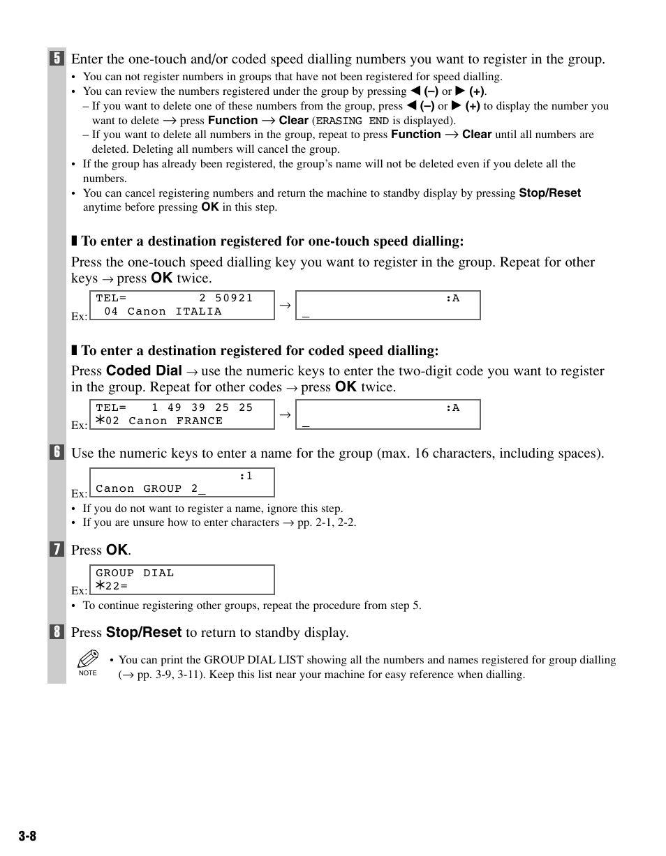 Canon FAX-L400 User Manual | Page 29 / 110