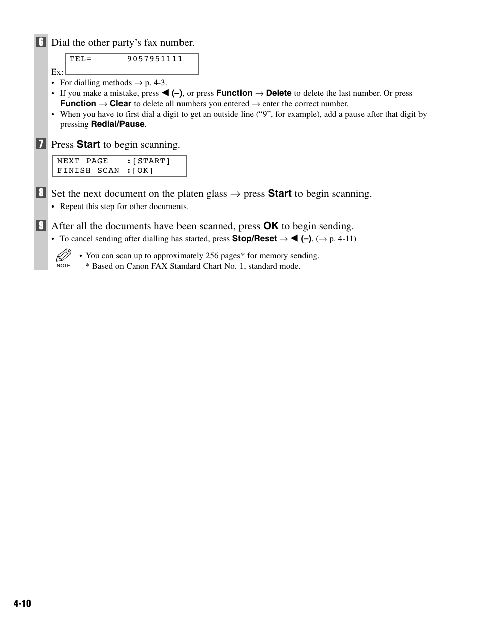 Canon FAX-L400 User Manual | Page 43 / 110