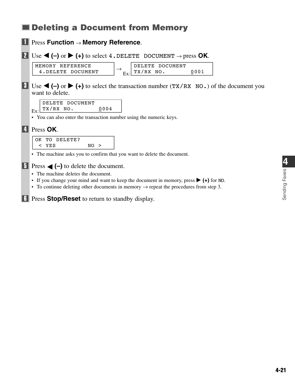 Canon FAX-L400 User Manual | Page 54 / 110