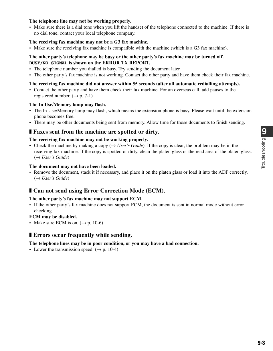 Canon FAX-L400 User Manual | Page 82 / 110