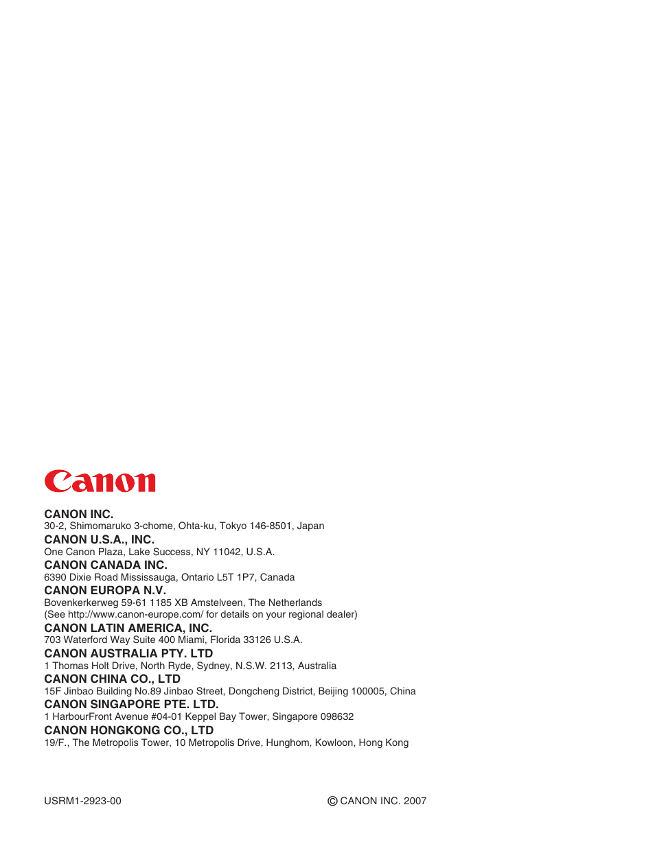 Canon C2550 User Manual | Page 234 / 234