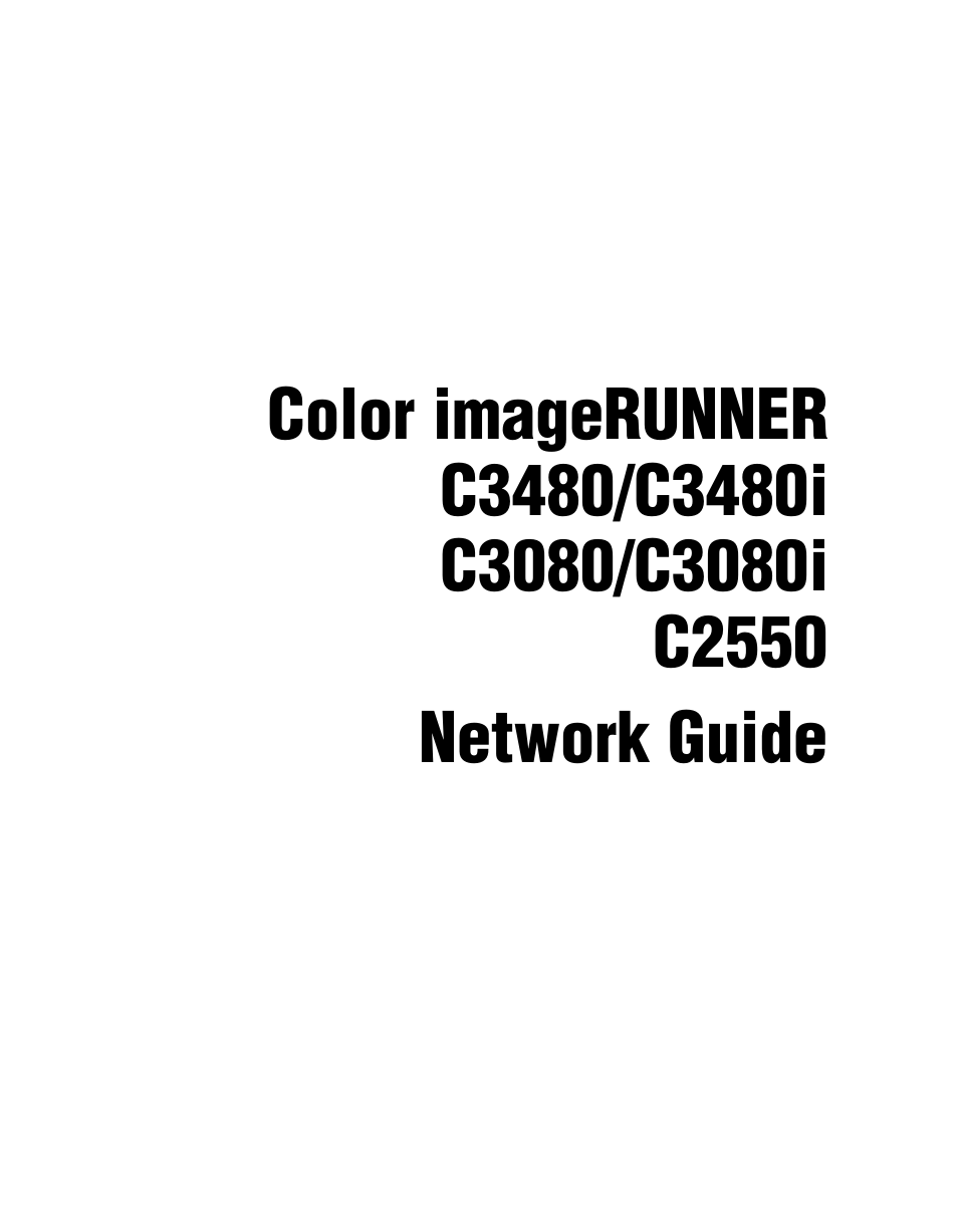 Canon C2550 User Manual | Page 3 / 234