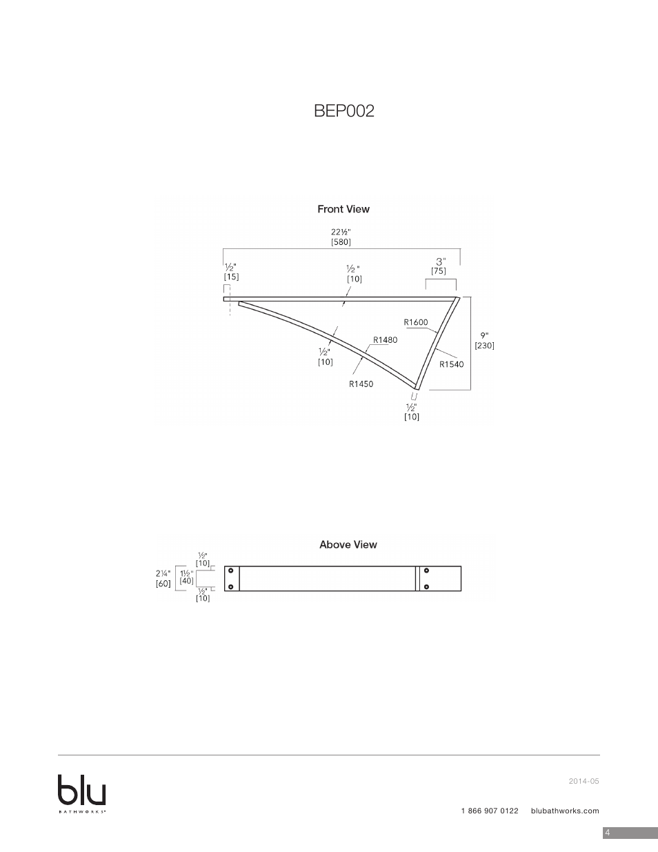 Bep002 | Blu Bathworks BEP012 User Manual | Page 5 / 7