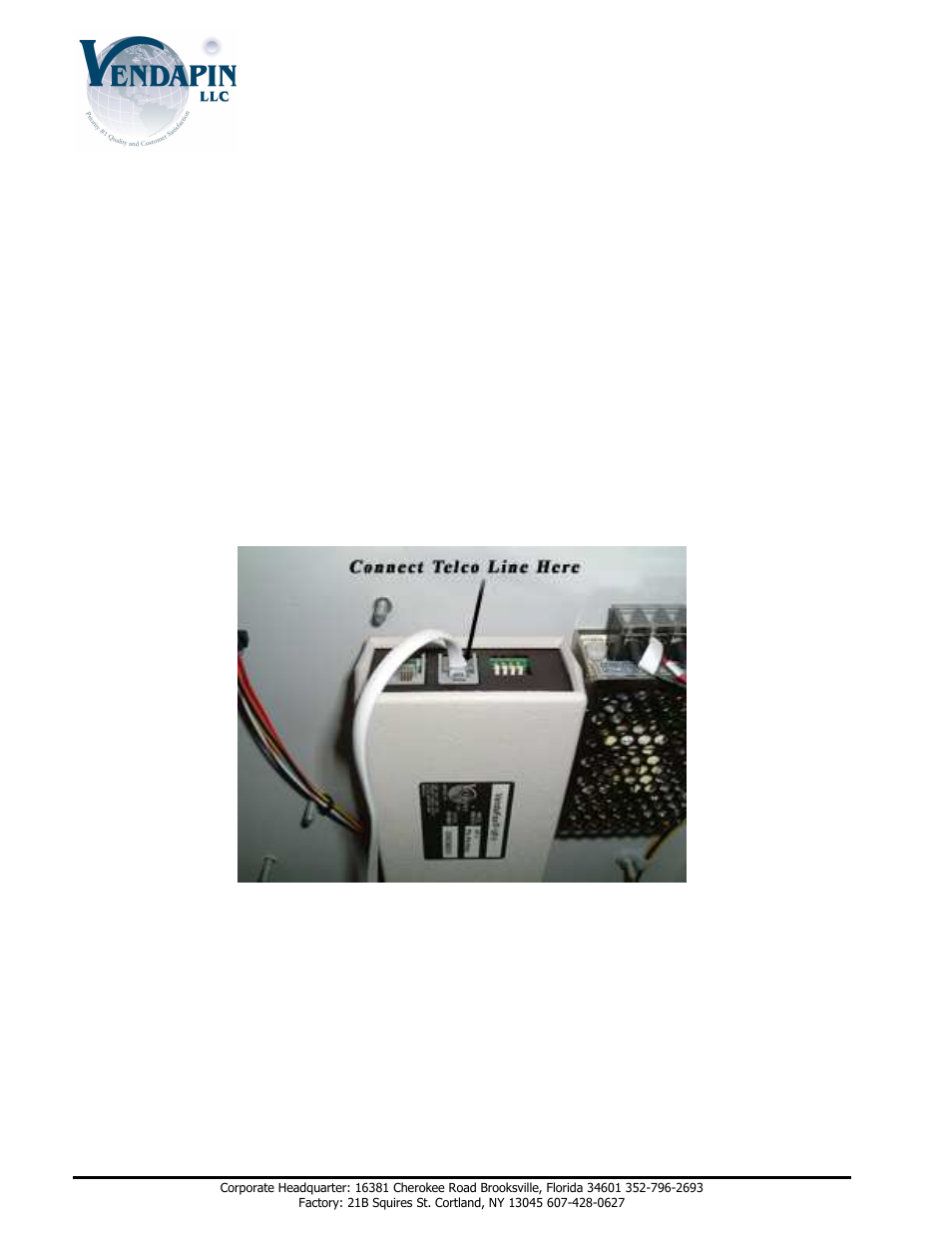 Line connections | Canon VendaFax VF-1 User Manual | Page 5 / 18