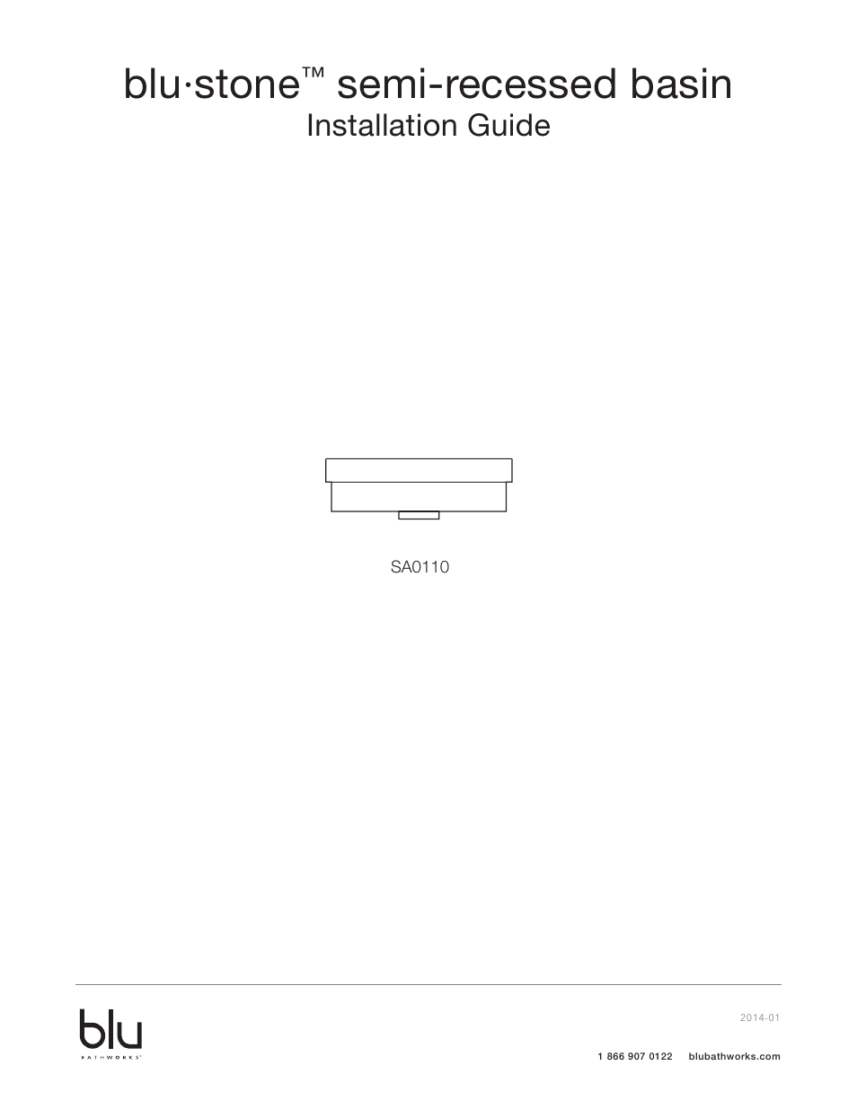 Blu Bathworks SA0110 User Manual | 7 pages