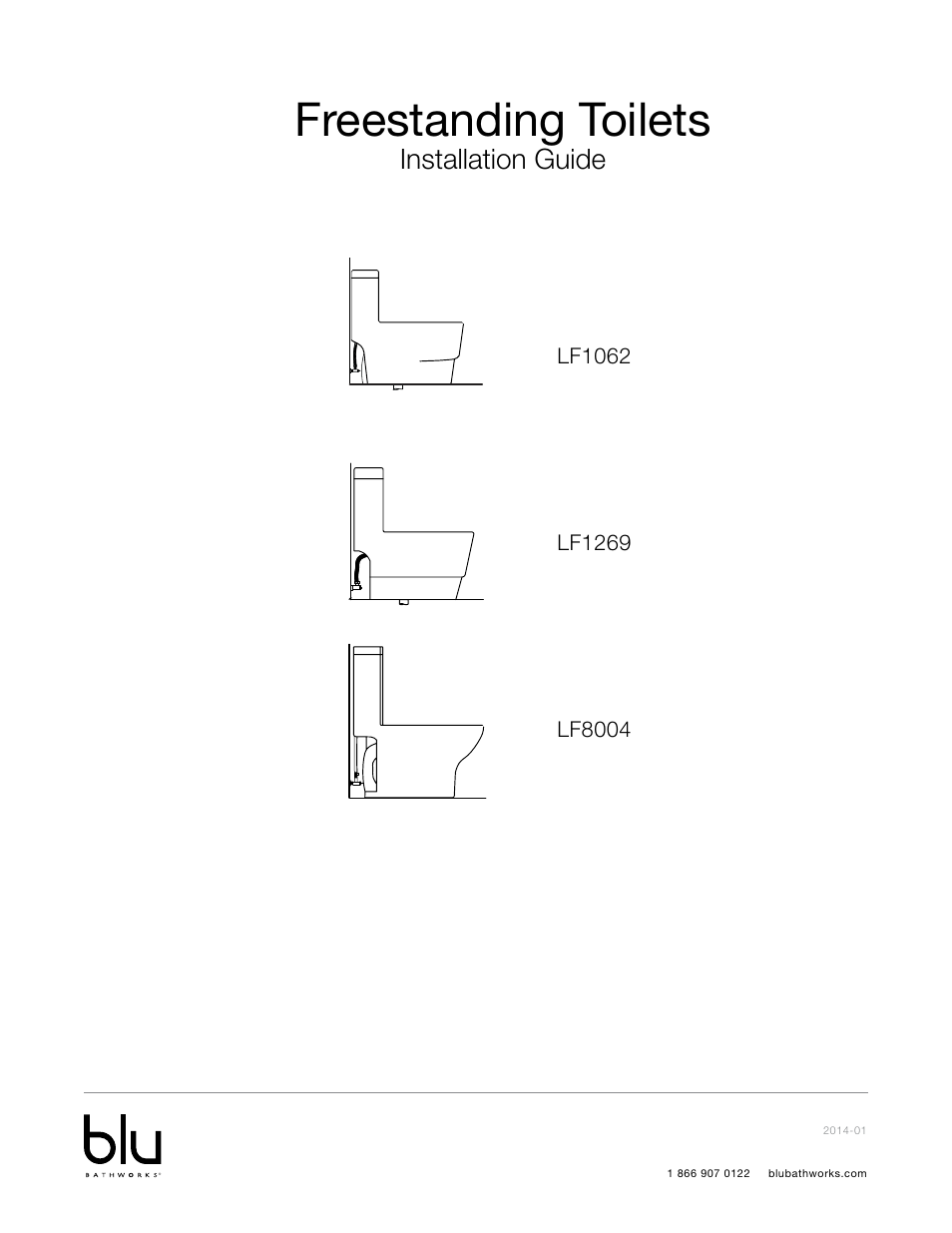 Blu Bathworks LF1062 User Manual | 14 pages