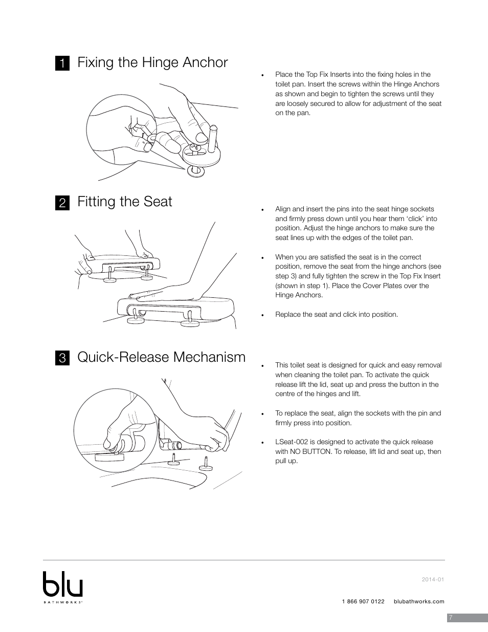 Blu Bathworks LF1062 User Manual | Page 8 / 14