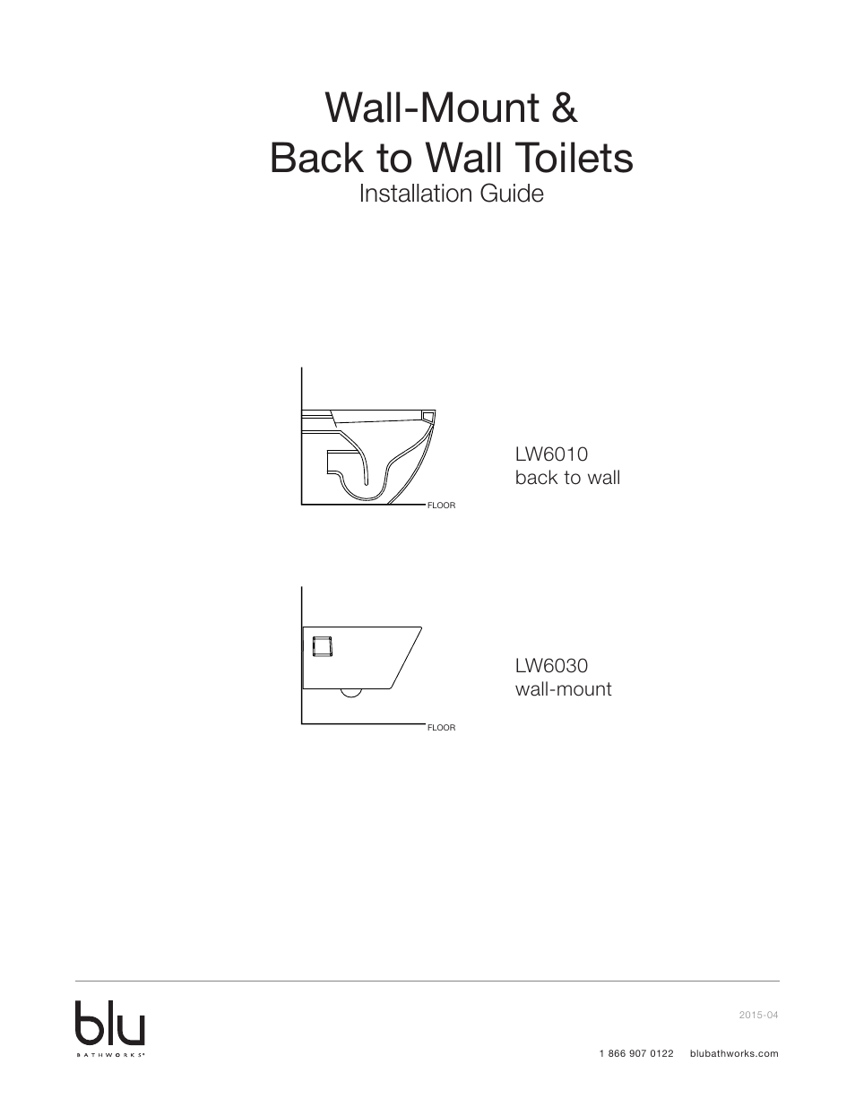 Blu Bathworks LW6010 User Manual | 11 pages