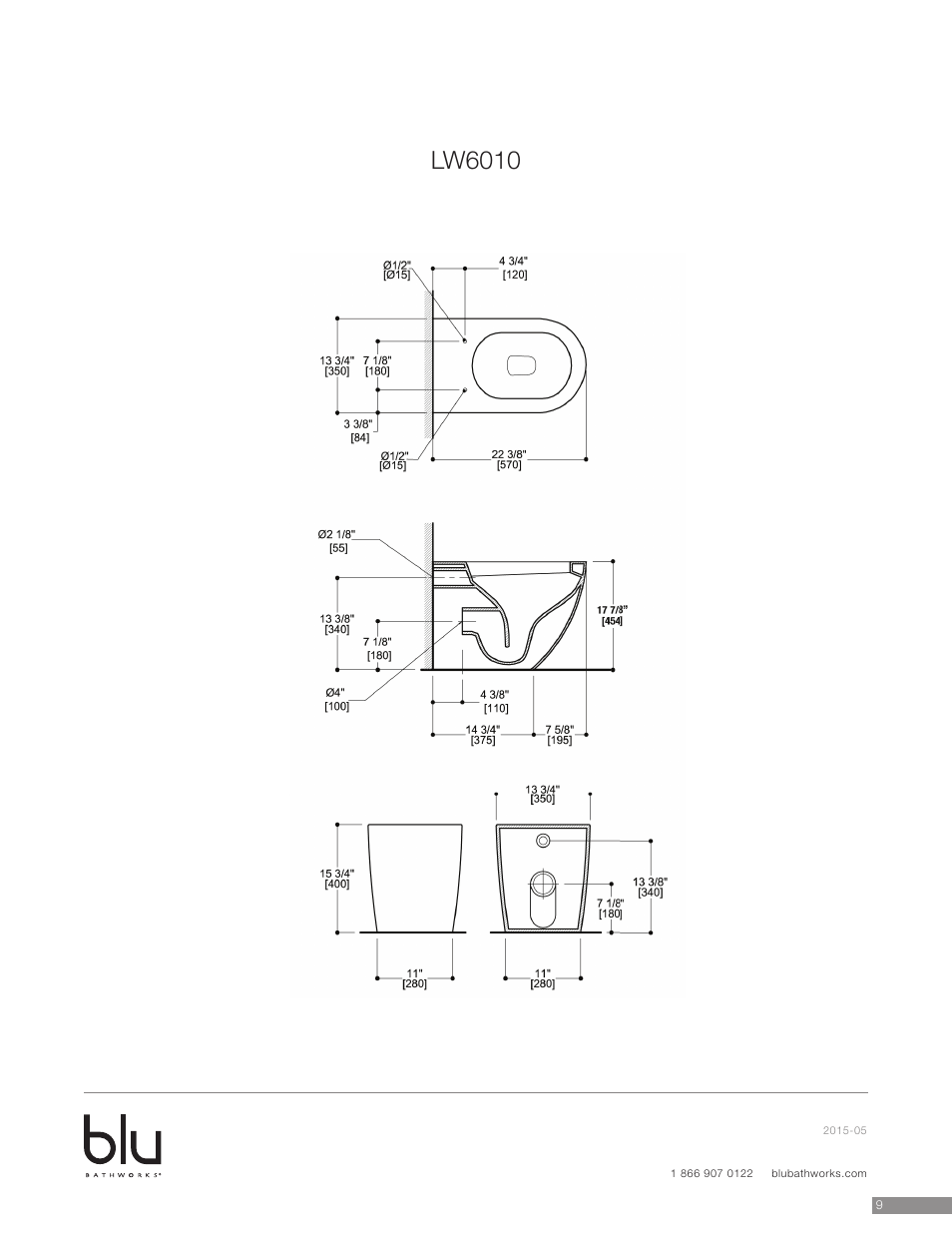 Lw6010 | Blu Bathworks LW6010 User Manual | Page 10 / 11