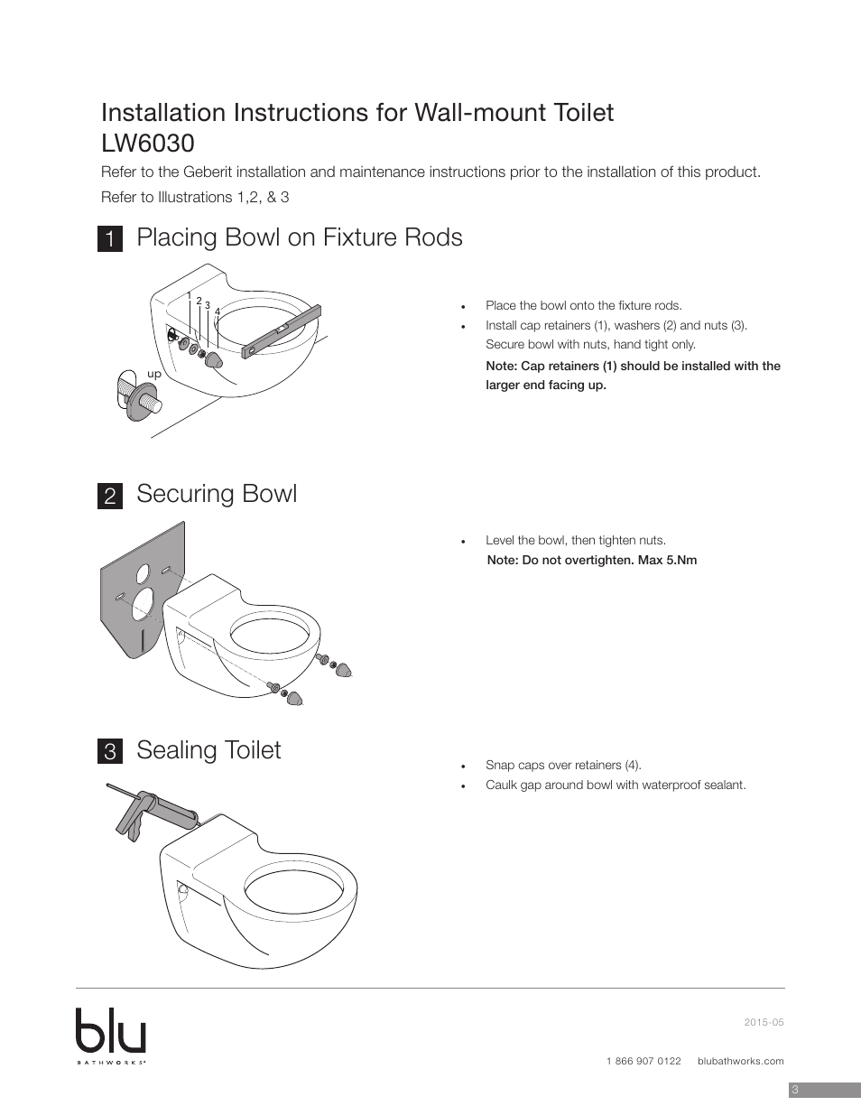 Blu Bathworks LW6010 User Manual | Page 4 / 11