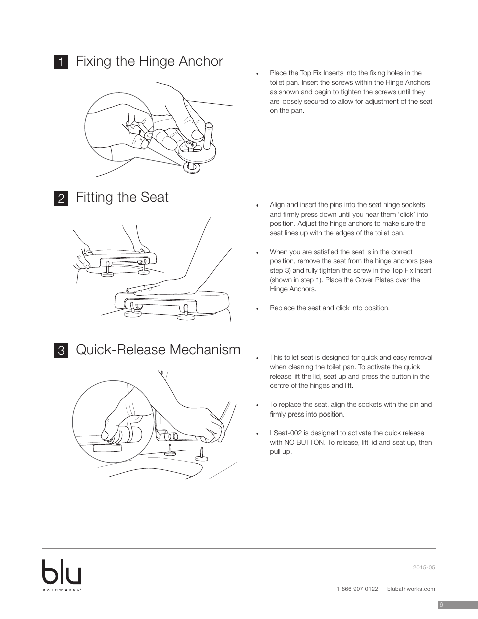 Blu Bathworks LW6010 User Manual | Page 7 / 11