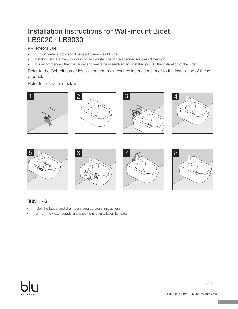 Blu Bathworks LB9010 User Manual | Page 5 / 6