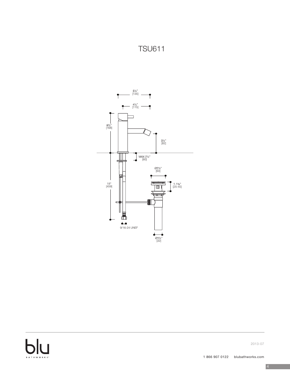 Tsu611 | Blu Bathworks TSU611 User Manual | Page 5 / 7