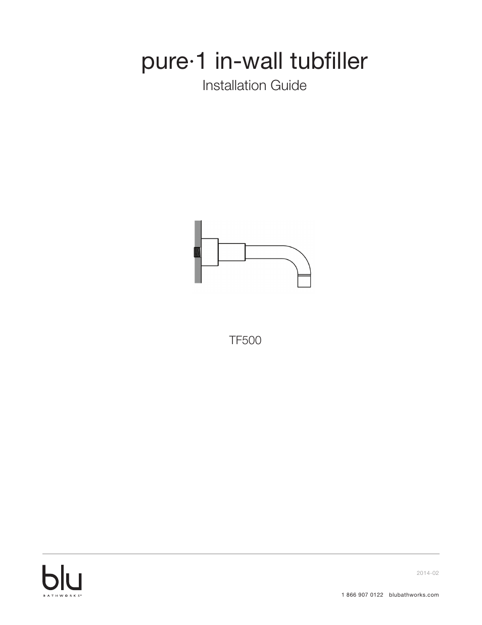 Blu Bathworks TF500 User Manual | 6 pages