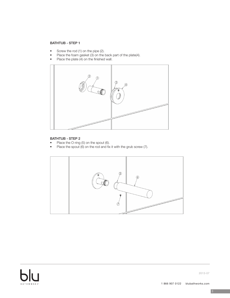 Blu Bathworks TF510 User Manual | Page 4 / 9