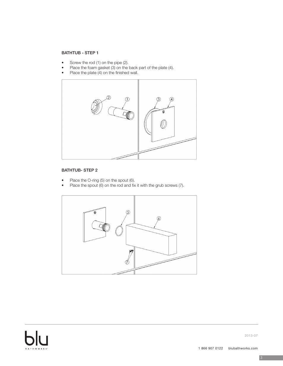 Blu Bathworks TF610 User Manual | Page 4 / 9