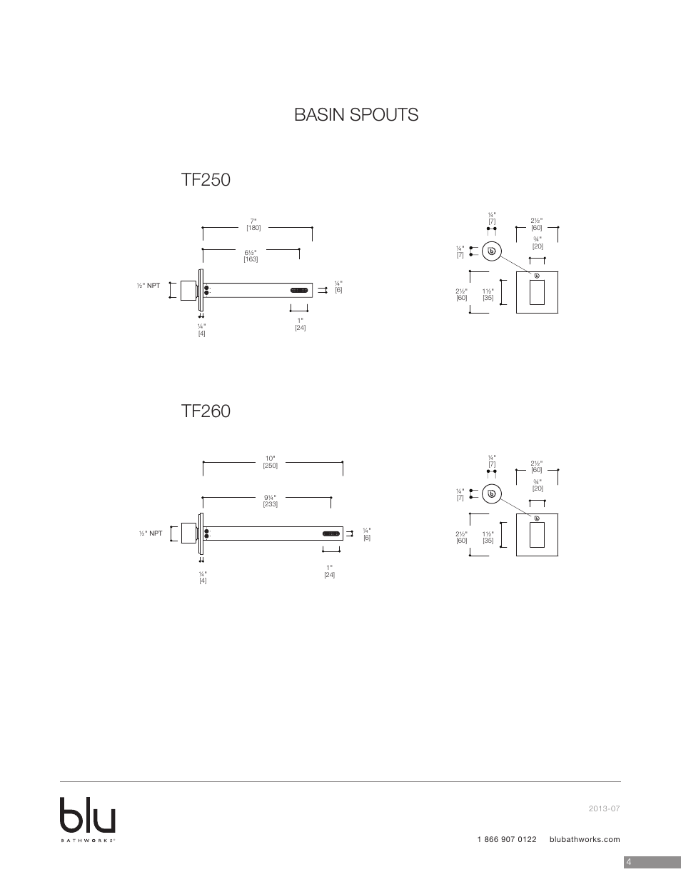 Blu Bathworks TF610 User Manual | Page 5 / 9