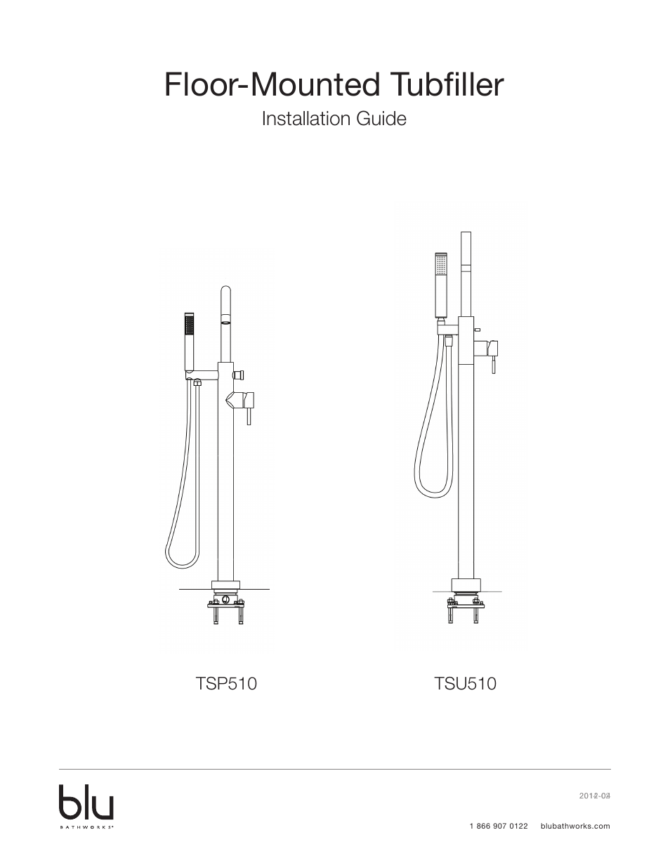 Blu Bathworks TSP510 User Manual | 10 pages