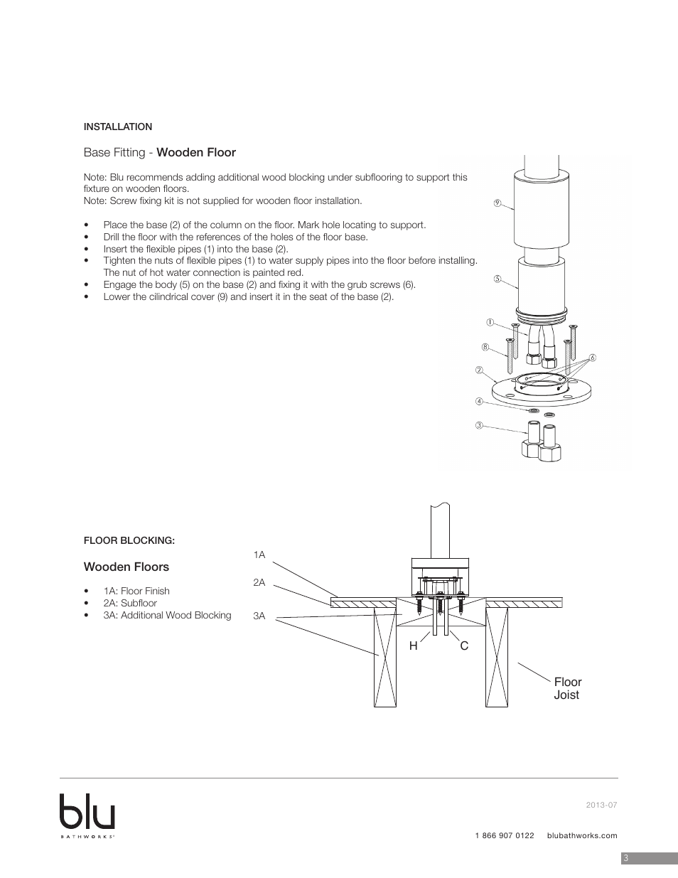 Blu Bathworks TSP511 User Manual | Page 4 / 11