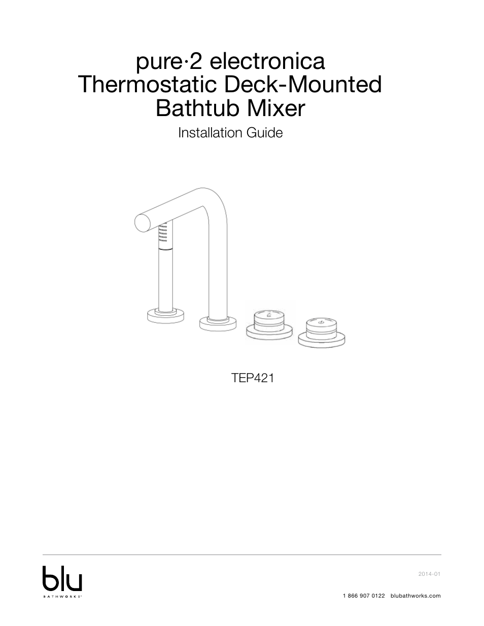 Blu Bathworks TEP421 User Manual | 20 pages