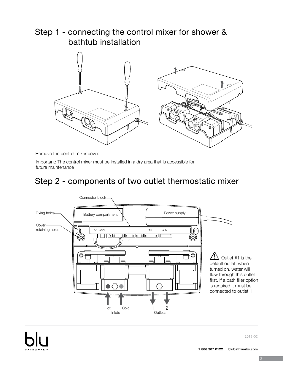 Blu Bathworks TEP421 User Manual | Page 13 / 20