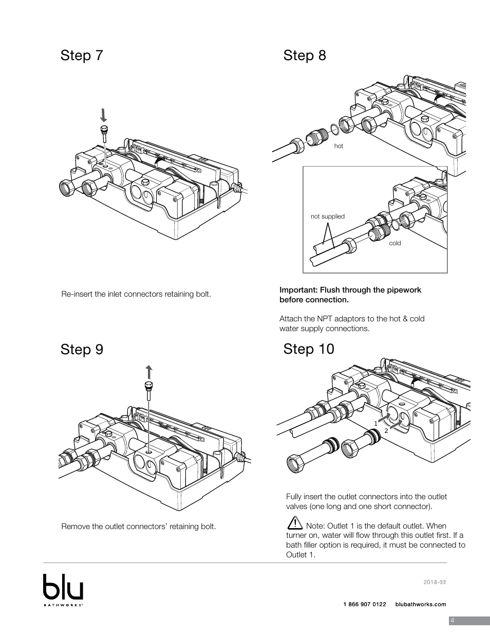 Blu Bathworks TEP421 User Manual | Page 15 / 20