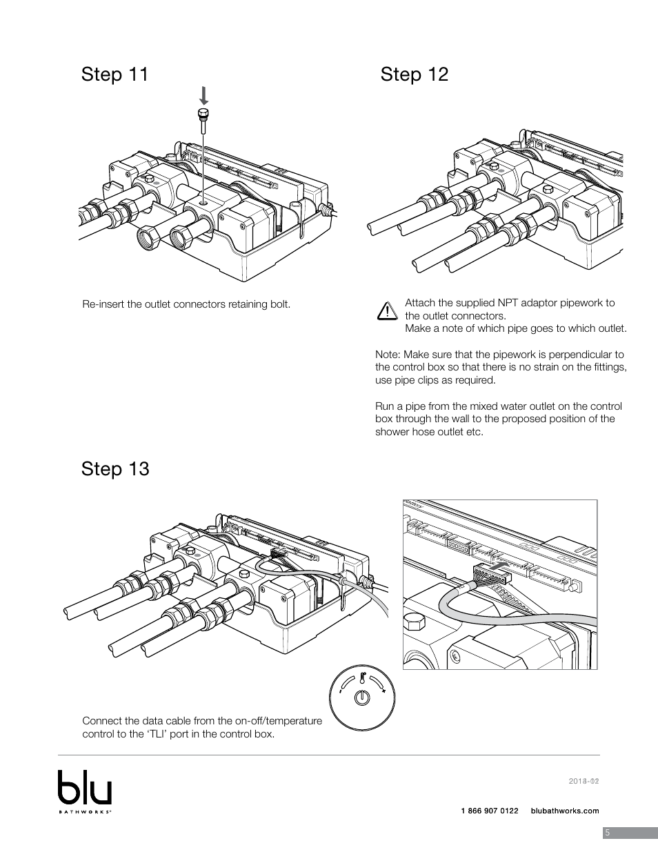 Blu Bathworks TEP421 User Manual | Page 16 / 20