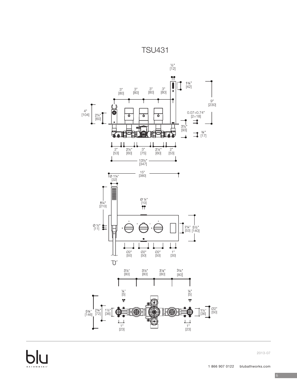 Tsu431 | Blu Bathworks TSP431 User Manual | Page 8 / 11