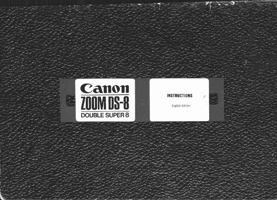 Canon DS-8 User Manual | 56 pages