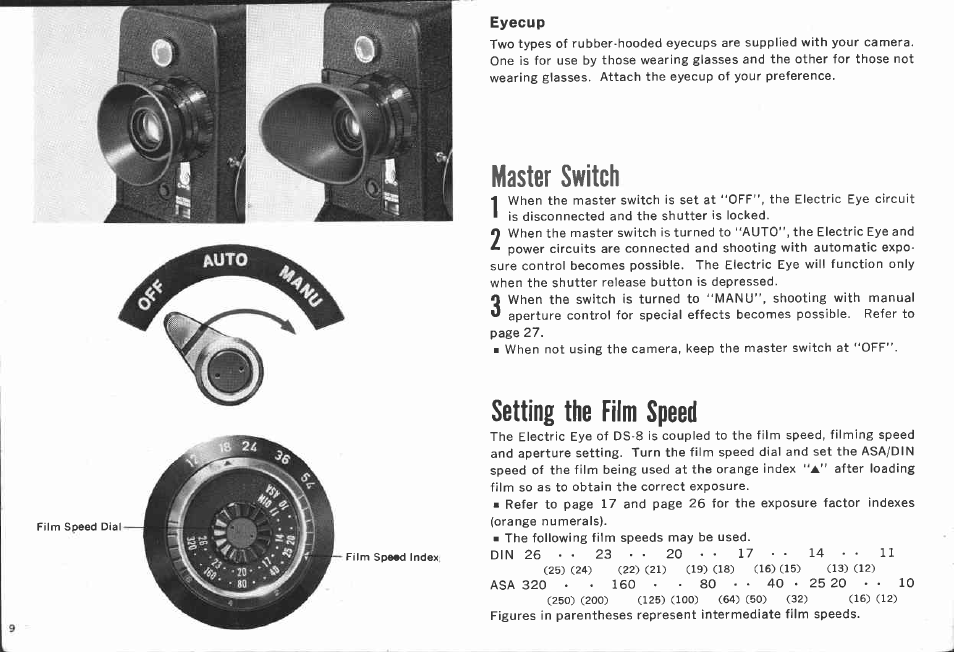 Technical data, Frame size | Canon DS-8 User Manual | Page 9 / 56