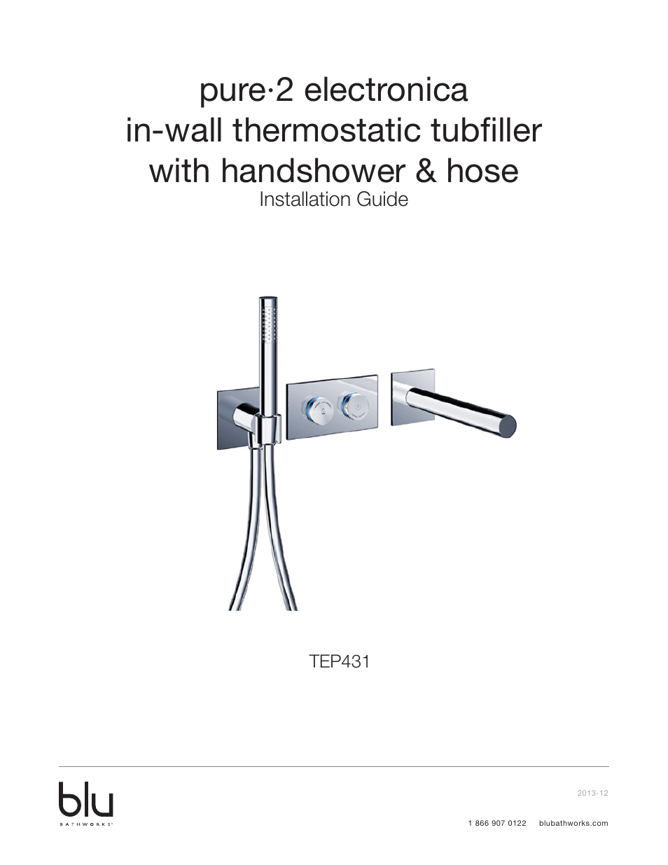 Blu Bathworks TEP431 User Manual | 19 pages