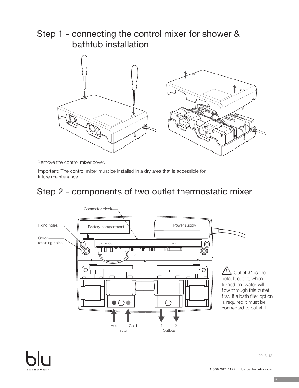 Blu Bathworks TEP431 User Manual | Page 10 / 19