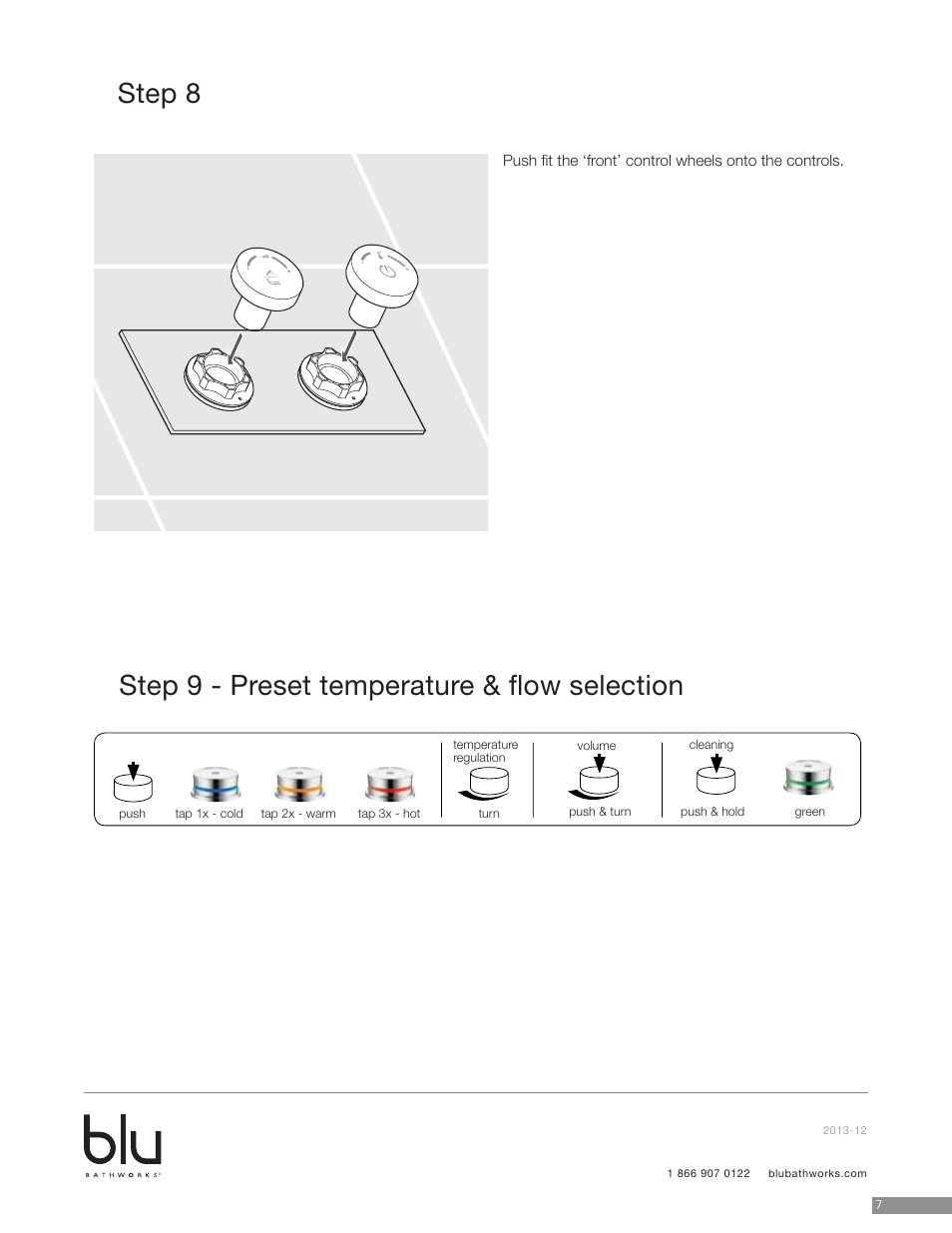 Blu Bathworks TEP431 User Manual | Page 8 / 19