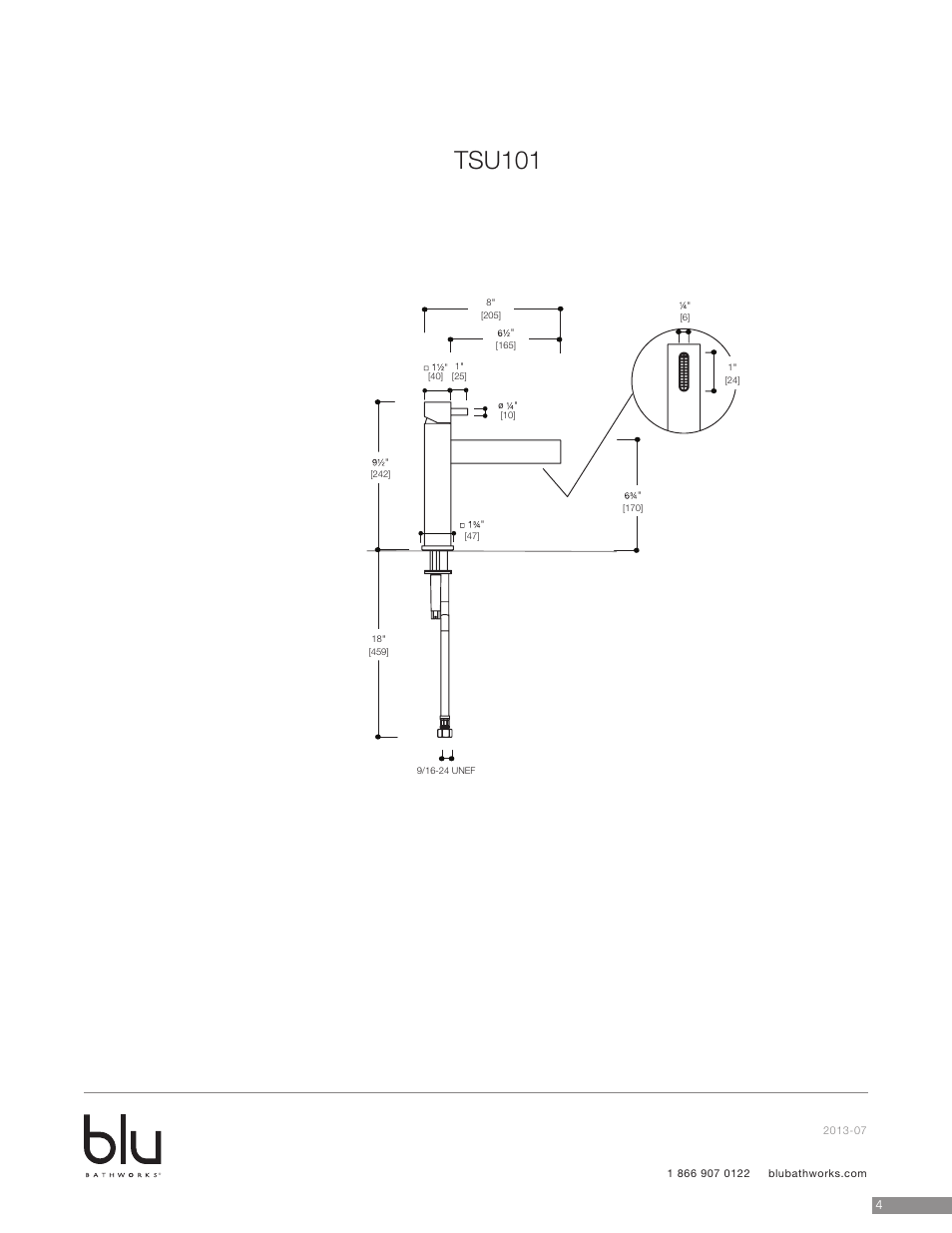 Tsu101 | Blu Bathworks TSU101 User Manual | Page 5 / 7