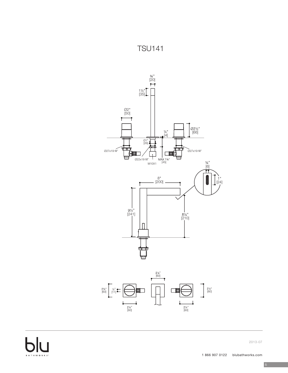 Tsu141 | Blu Bathworks TSU141 User Manual | Page 7 / 9