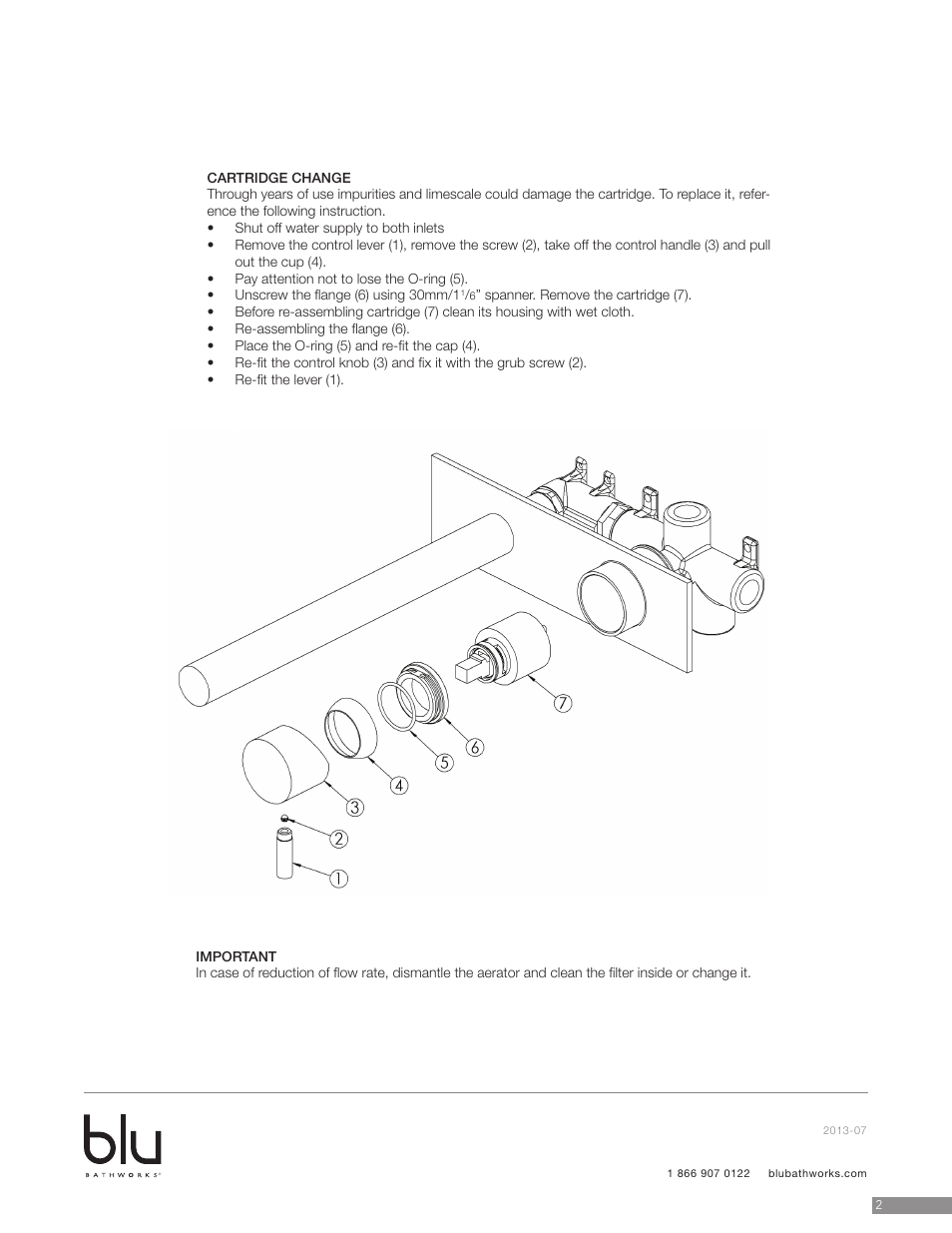 Blu Bathworks TSP211 User Manual | Page 3 / 6