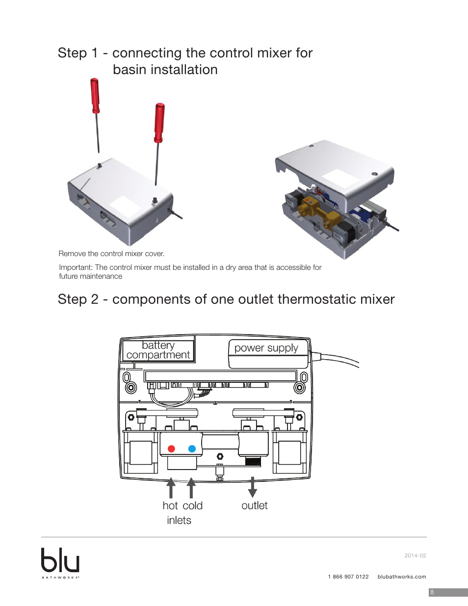 Blu Bathworks TEP211 User Manual | Page 9 / 17