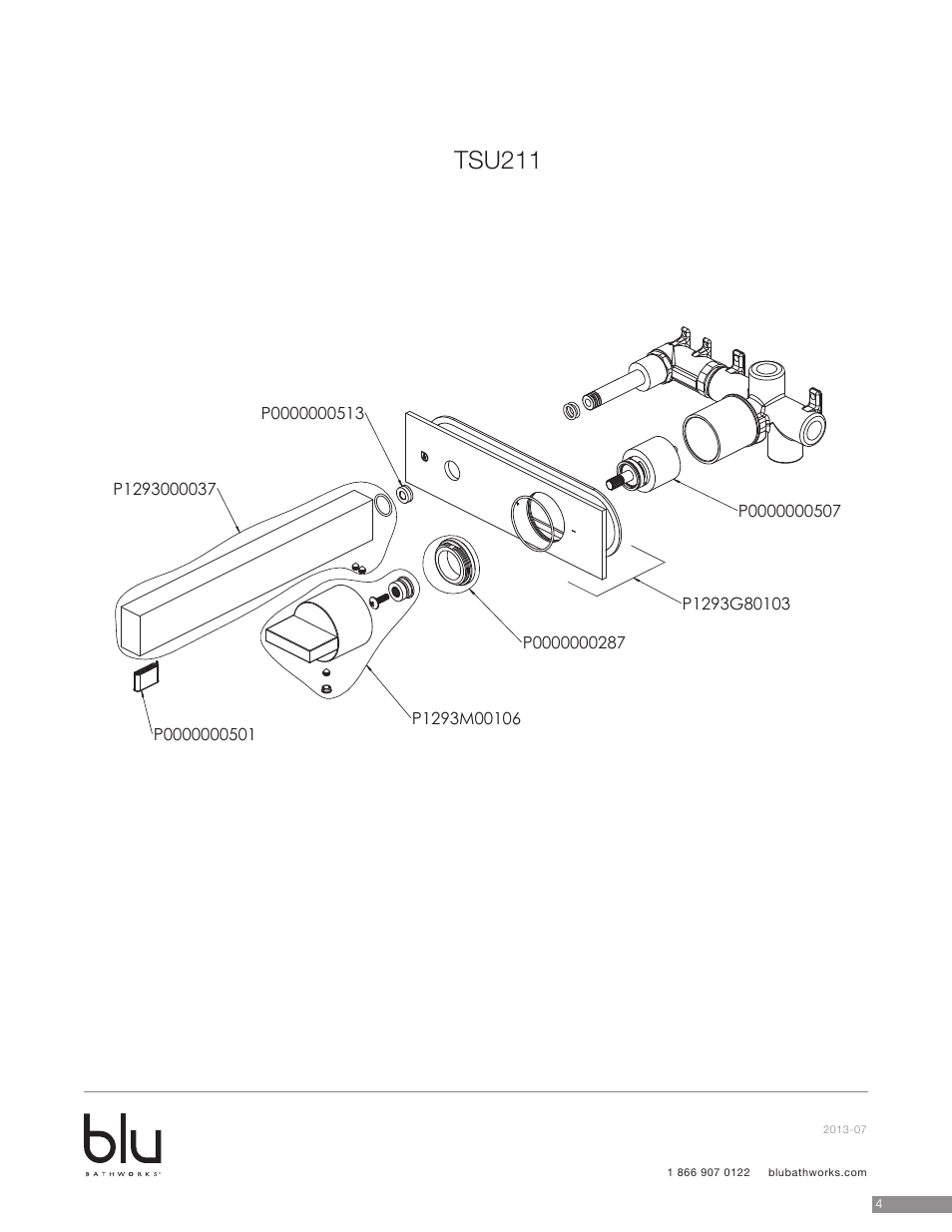 Tsu211 | Blu Bathworks TSU211 User Manual | Page 5 / 6