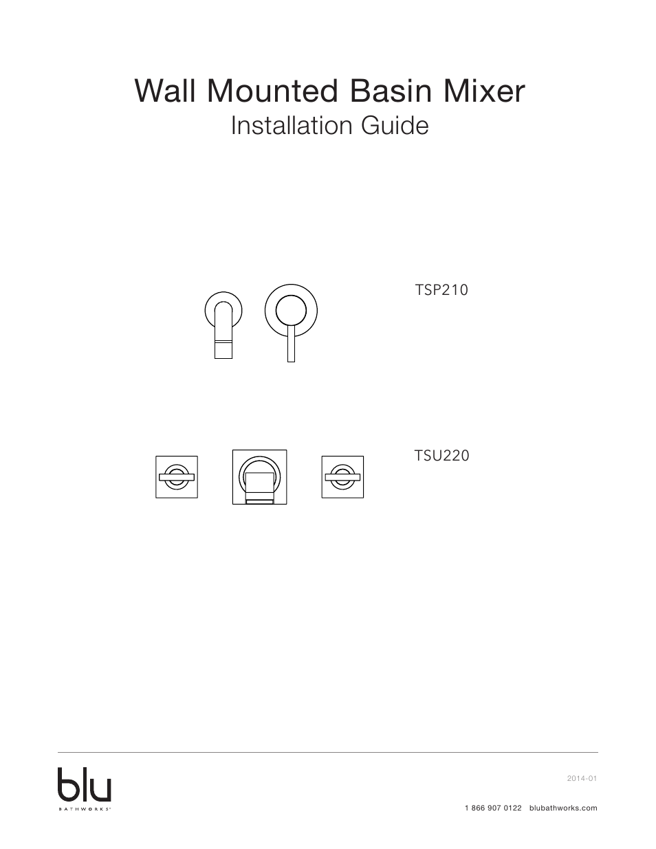 Blu Bathworks TSP210 User Manual | 7 pages