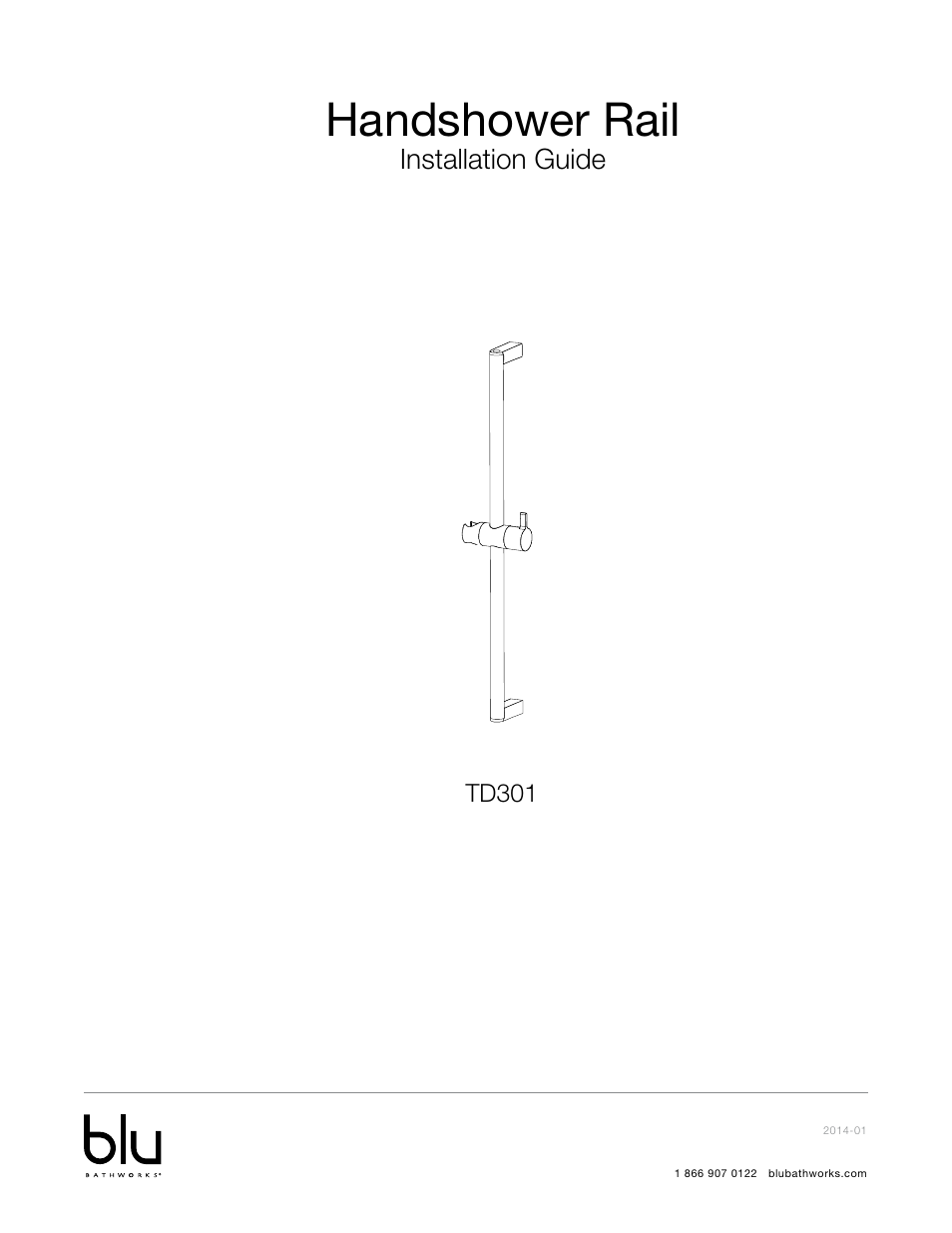 Blu Bathworks TD301 User Manual | 7 pages